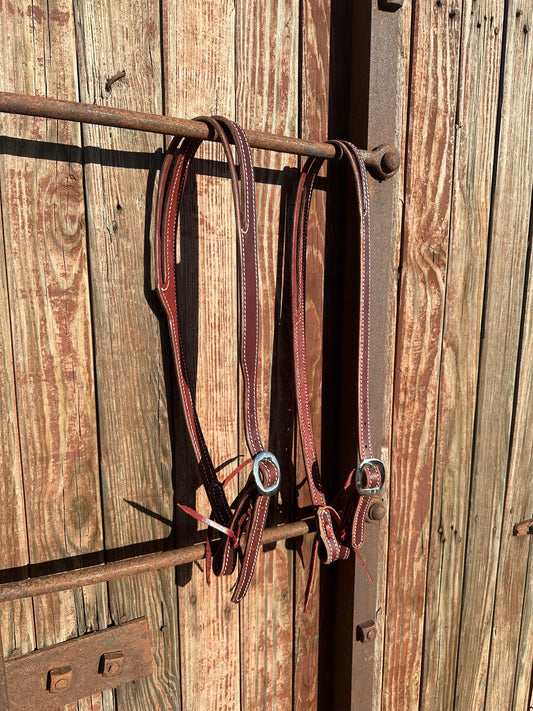 Stitched Latigo Headstalls