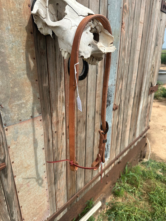 Split Ear Headstall with floral buckle